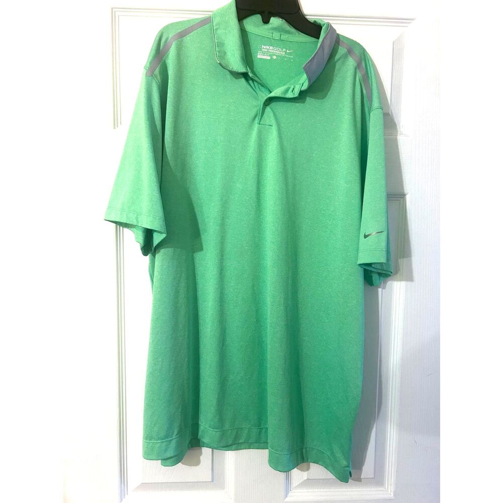 Nike Golf Tour Performance Polo Mens XL Bright Green